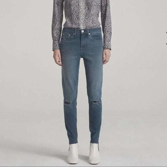 NWT Rag & Bone Alec High Rise Skinny Ankle Jeans - Picture 10 of 13